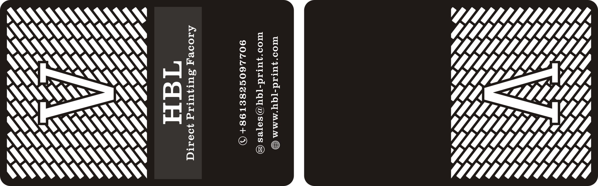 Black Matte Card Template (10)
